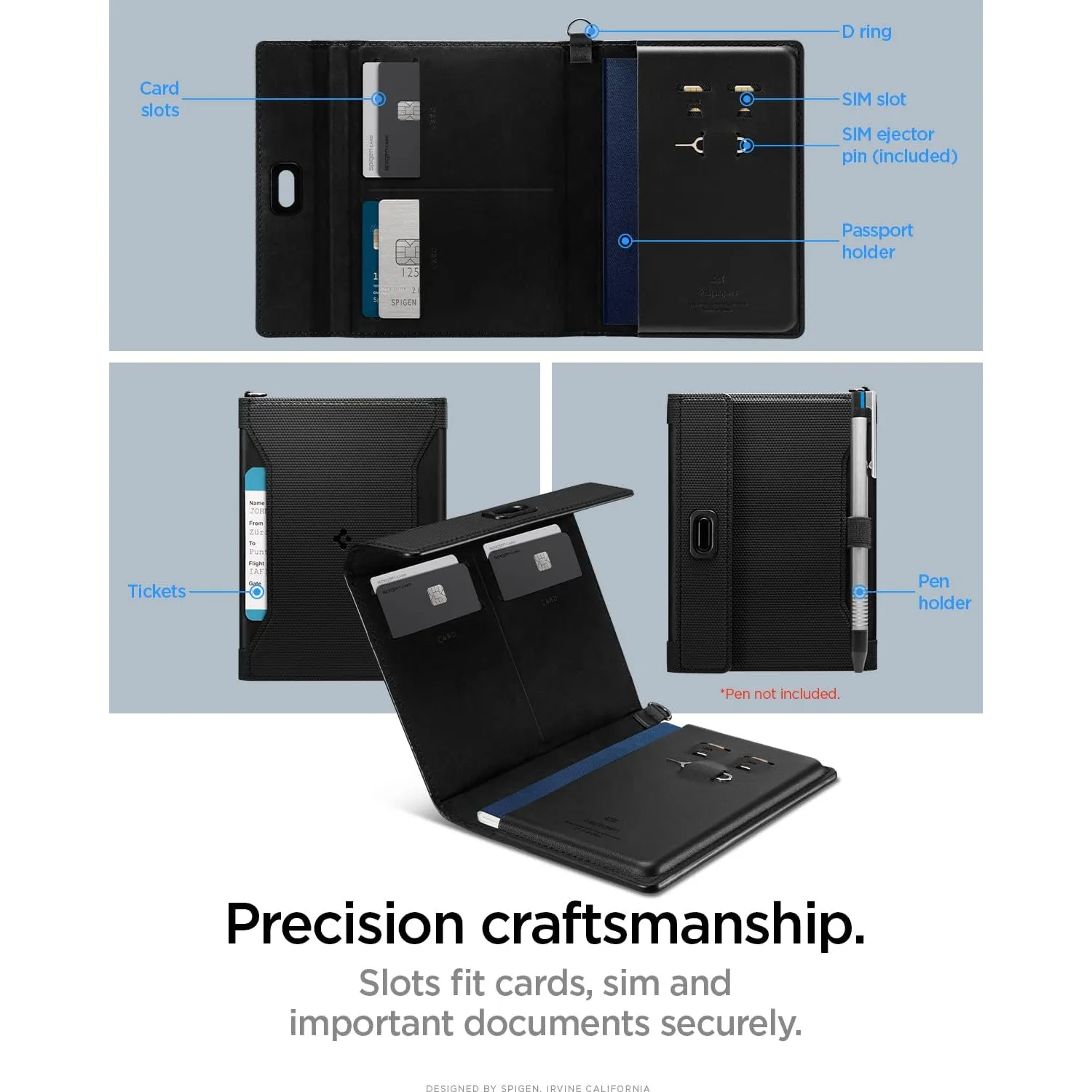 کیف پول سفری اسپیگن مدل AFA05538