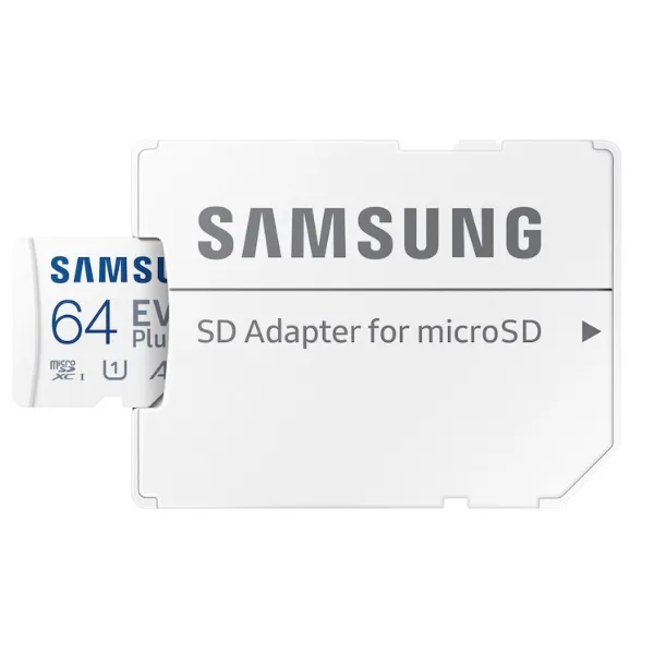 کارت حافظه microSDXC سامسونگ مدل Evo Plus A1 V10 کلاس 10 استاندارد UHS-I U1 سرعت 130MBps به همراه آداپتور SD ظرفیت 64 گیگابایت