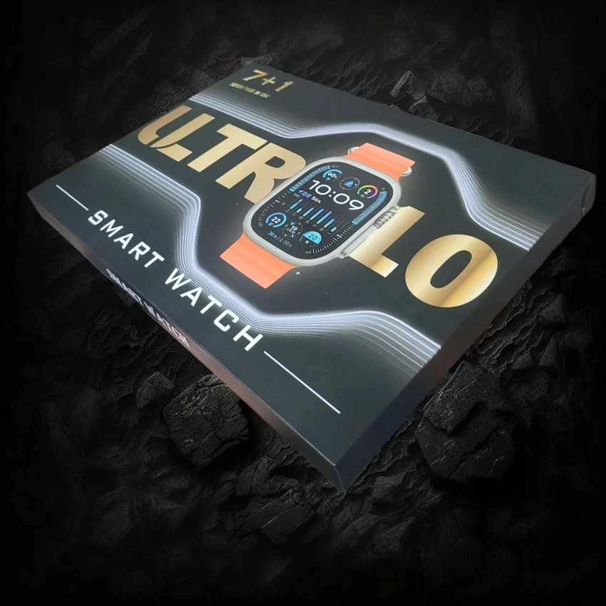 ساعت هوشمند 46 میلی متری مدل SEVEN PLUS IN ONE 1+7 بند سیلیکونی