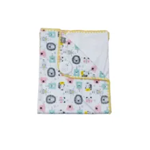 پتو نوزاد مادرکر مدل حیوانات سایز 80x80 سانتی متر