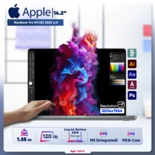 لپ تاپ 14.2 اینچی اپل مدل MacBook Pro MTL83 2023 HNA-M3-8GB RAM-1TB SSD
