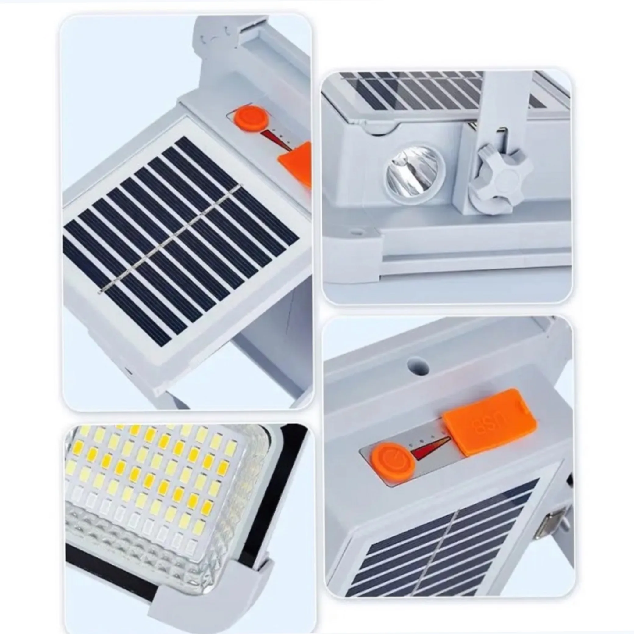 چراغ کمپینگ مدل ای ار 6 باتری با نور مهتابی