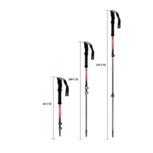 عصای کوهنوردی مدل کلیپسی بسته 2 عددی