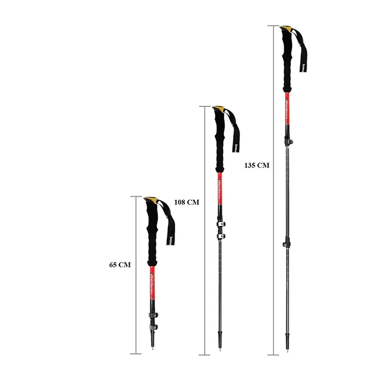 عصای کوهنوردی مدل کلیپسی بسته 2 عددی