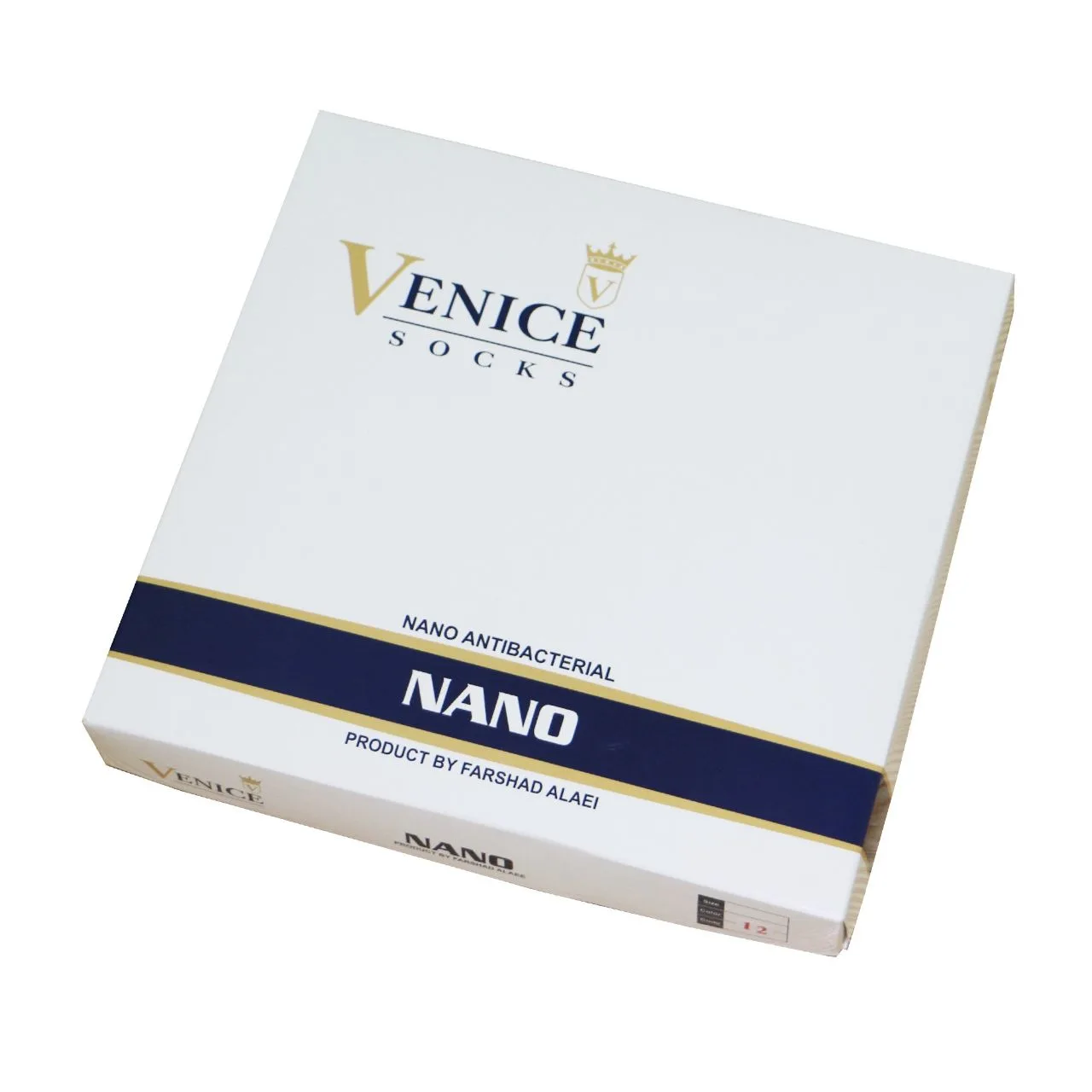 جوراب مردانه ونیز کد AL-V8 مجموعه 12 عددی