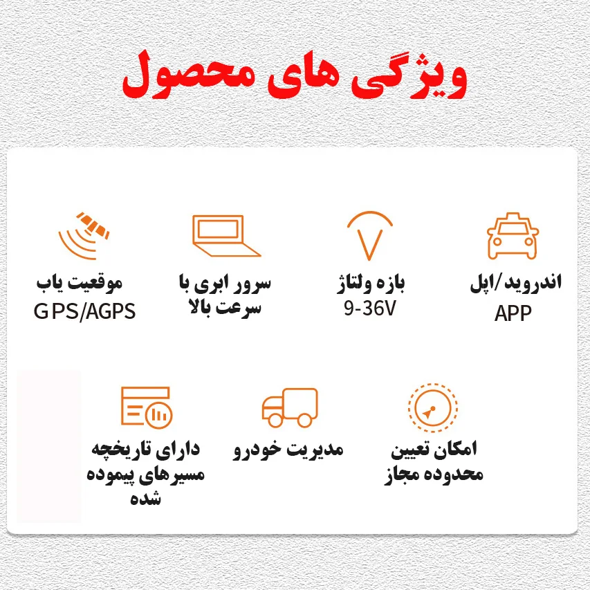 ردیاب خودرو مدل GT02A
