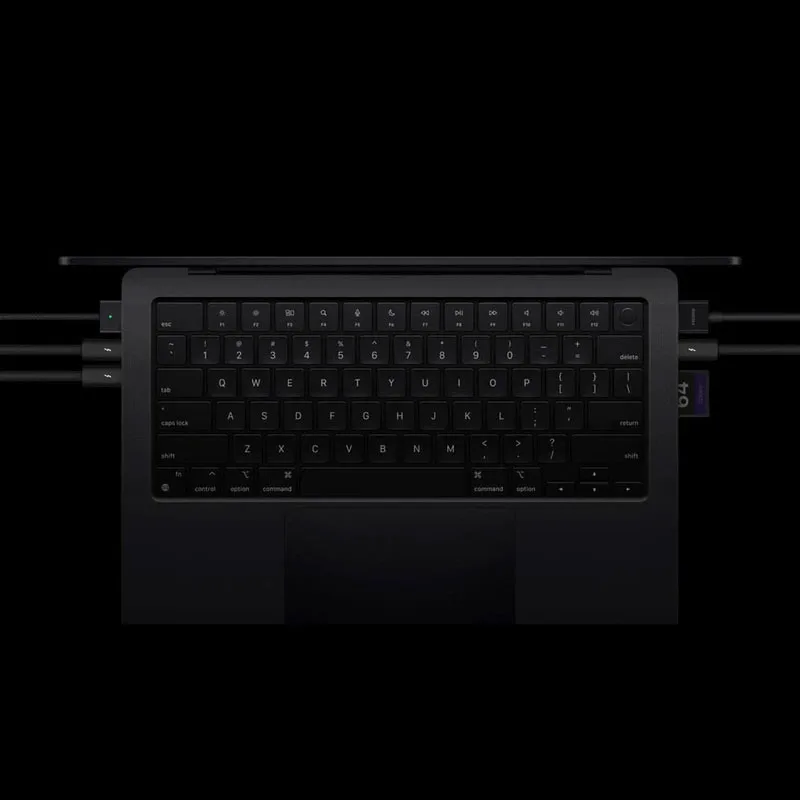 لپ تاپ 14.2 اینچی اپل مدل MacBook Pro MDE54 2025 LLA-M5-16GB RAM-1TB SSD