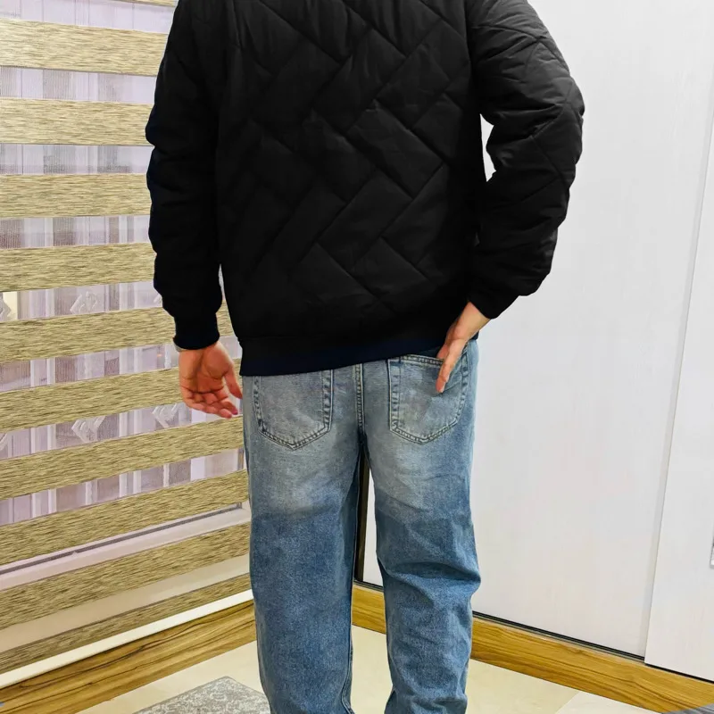 کاپشن مردانه مکس مدل Quilted Zip Through Bomber