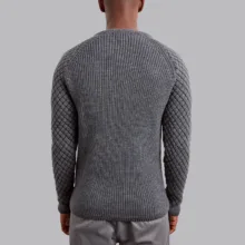 پلیور یقه گرد مردانه ترندیول مدل 31668745