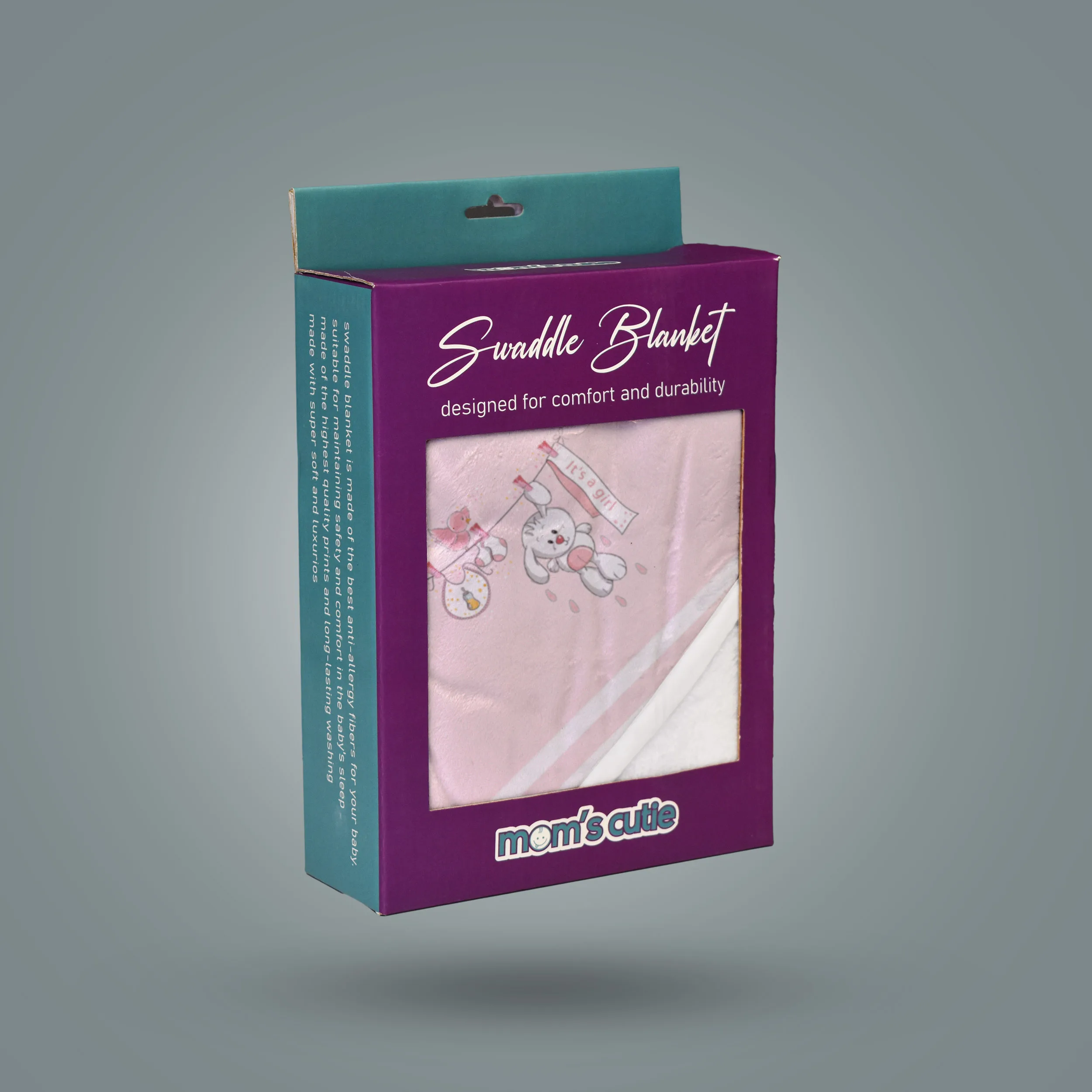 پتو دورپیچ نوزاد مامزکیوتی مدل خرگوش DP-16