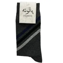 جوراب ساق بلند مردانه پالوته مدل PLT-SHG-P77 مجموعه 3 عددی