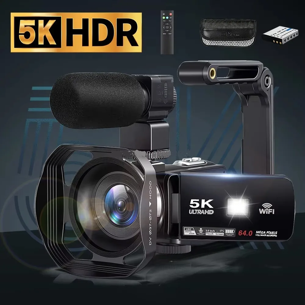 دوربین فیلم برداری مدل 5K 64MP Profesional