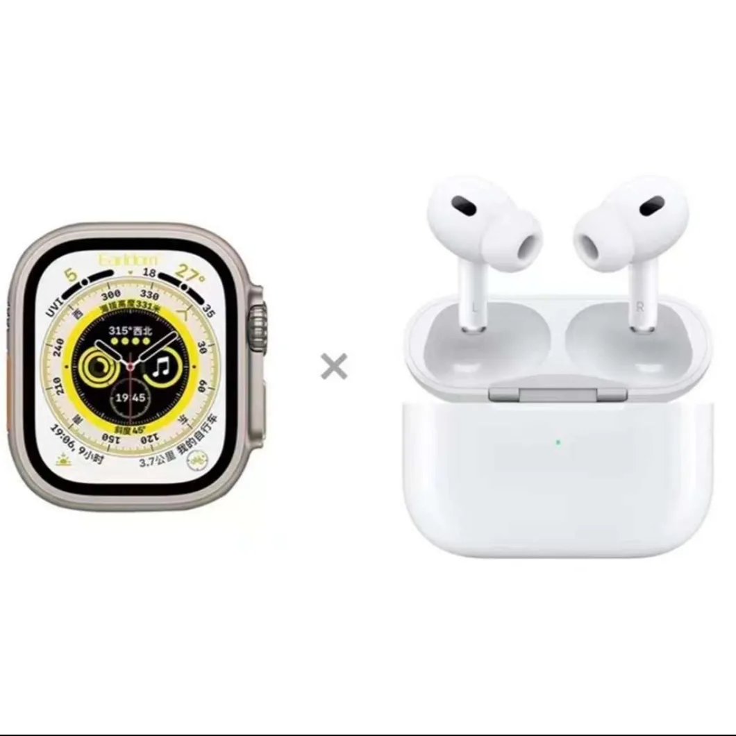 ساعت هوشمند مدل MK25 ULTRA به همراه هدفون