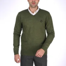 پلیور مردانه تریکو پاییزان مدل P700 ملانژ