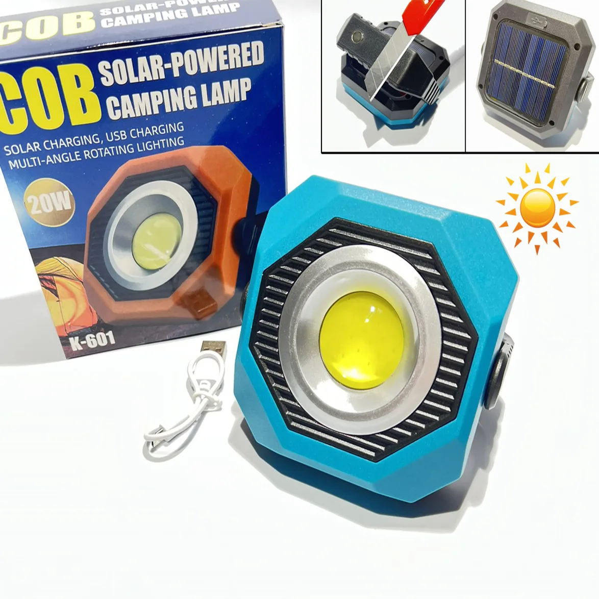 چراغ قوه مدل سولار با نور مهتابی