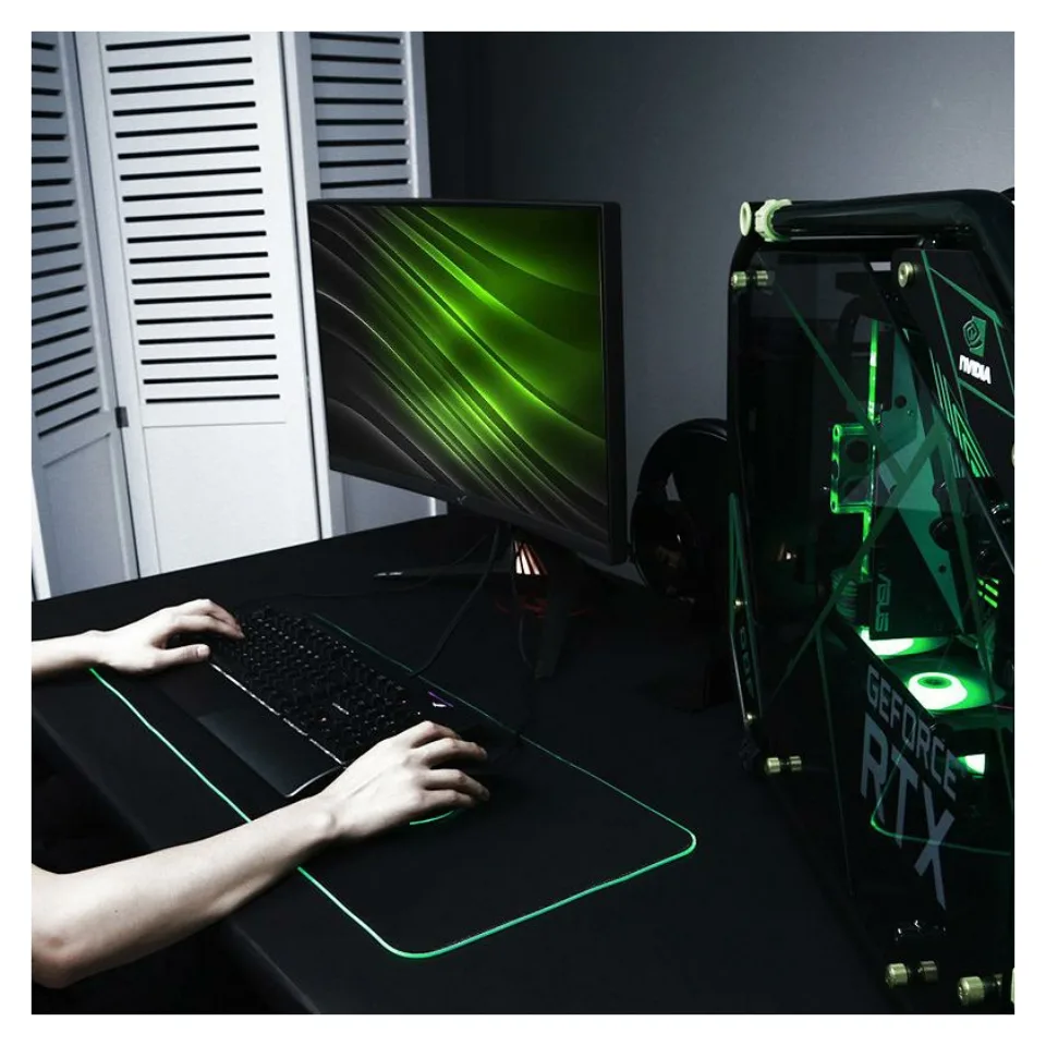 ماوس پد مخصوص بازی سنس مدل RGB 80×30