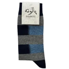 جوراب ساق بلند مردانه پالوته مدل PLT-SHG-P55 مجموعه 3 عددی