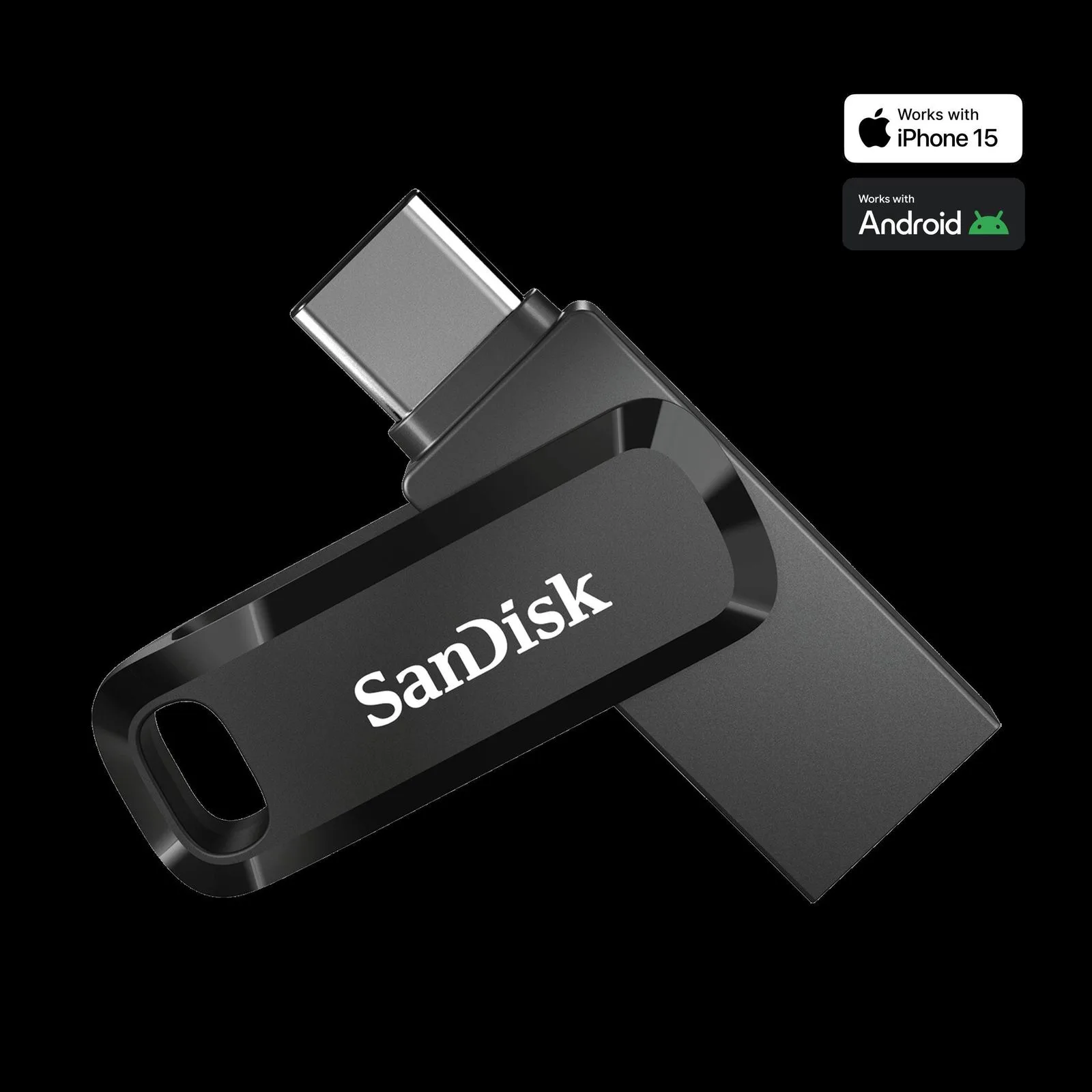 فلش مموری سن دیسک مدل Ultra dual drive go ظرفیت 64 گیگابایت