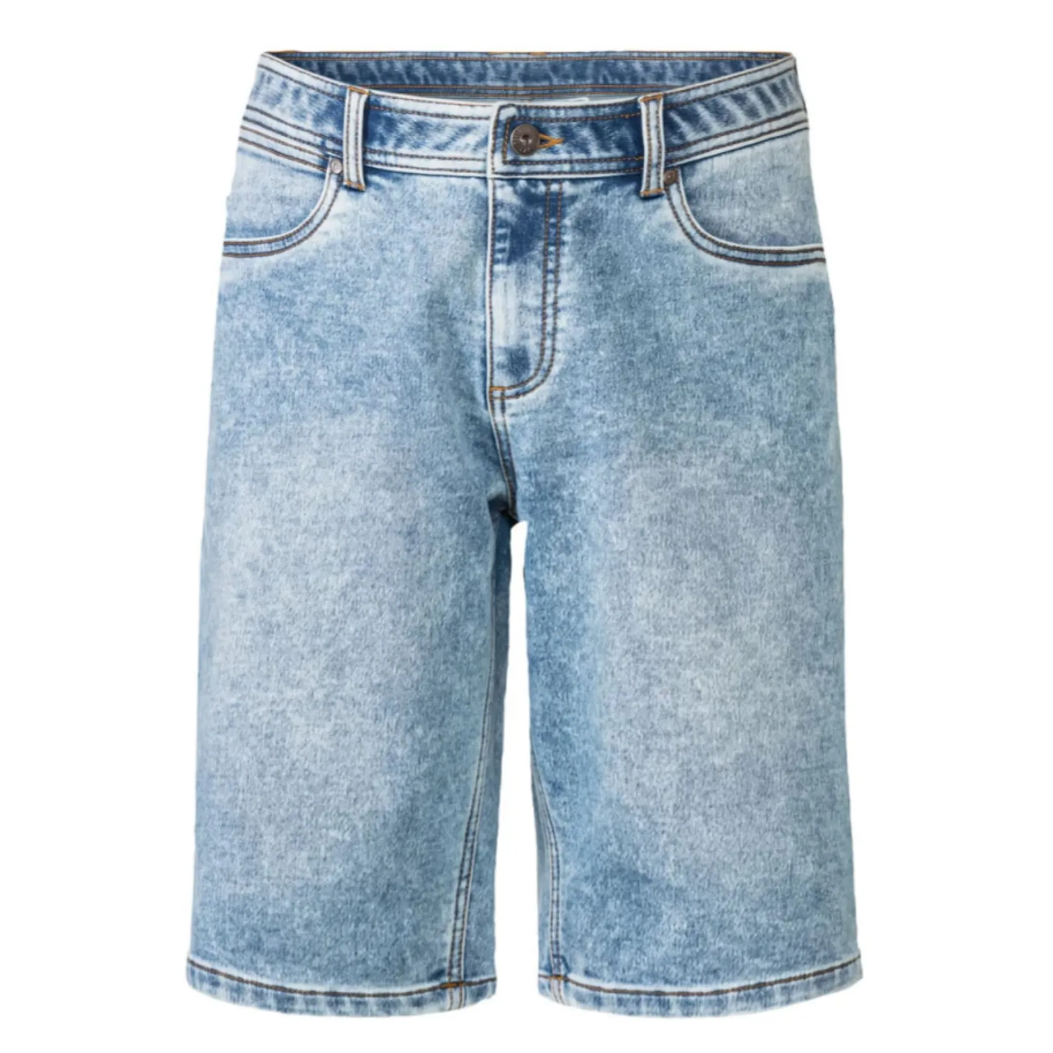 شلوارک جین مردانه مدل Liv2000 رنگ آبی روشن