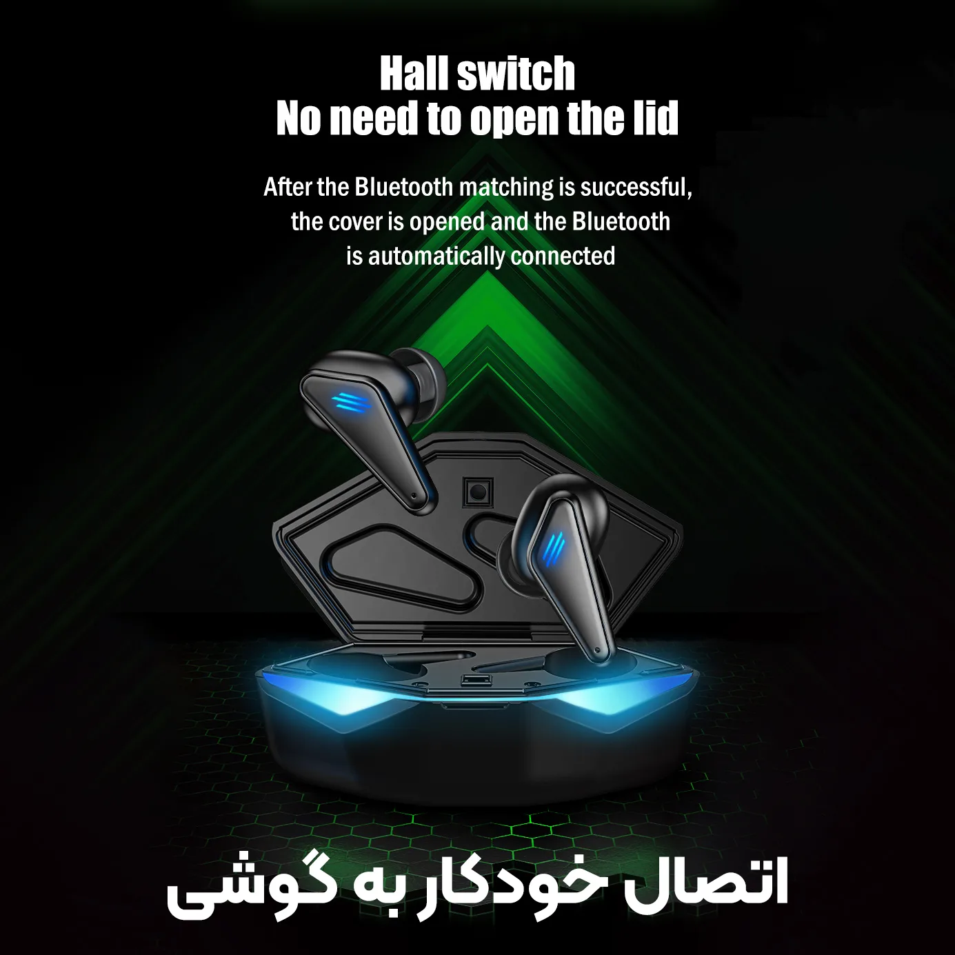 هدفون بلوتوثی مخصوص بازی مدل K77