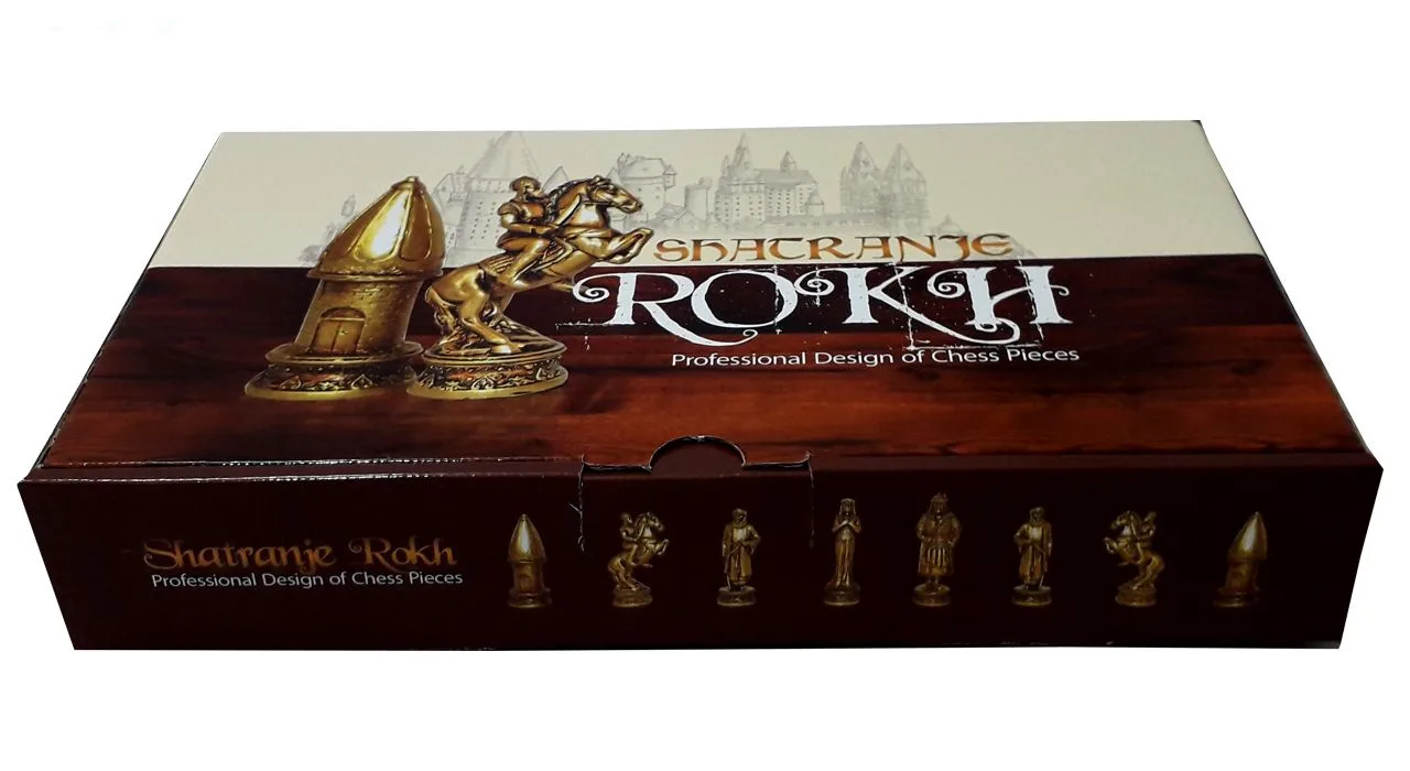 مهره شطرنج رخ مدل B5 مجموعه 32 عددی