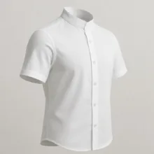 پیراهن آستین کوتاه یقه دیپلمات مردانه ابراف مدل آریا