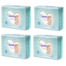 پوشک بچه هانیز مدل دابل سایز 6 مجموعه 4 عددی