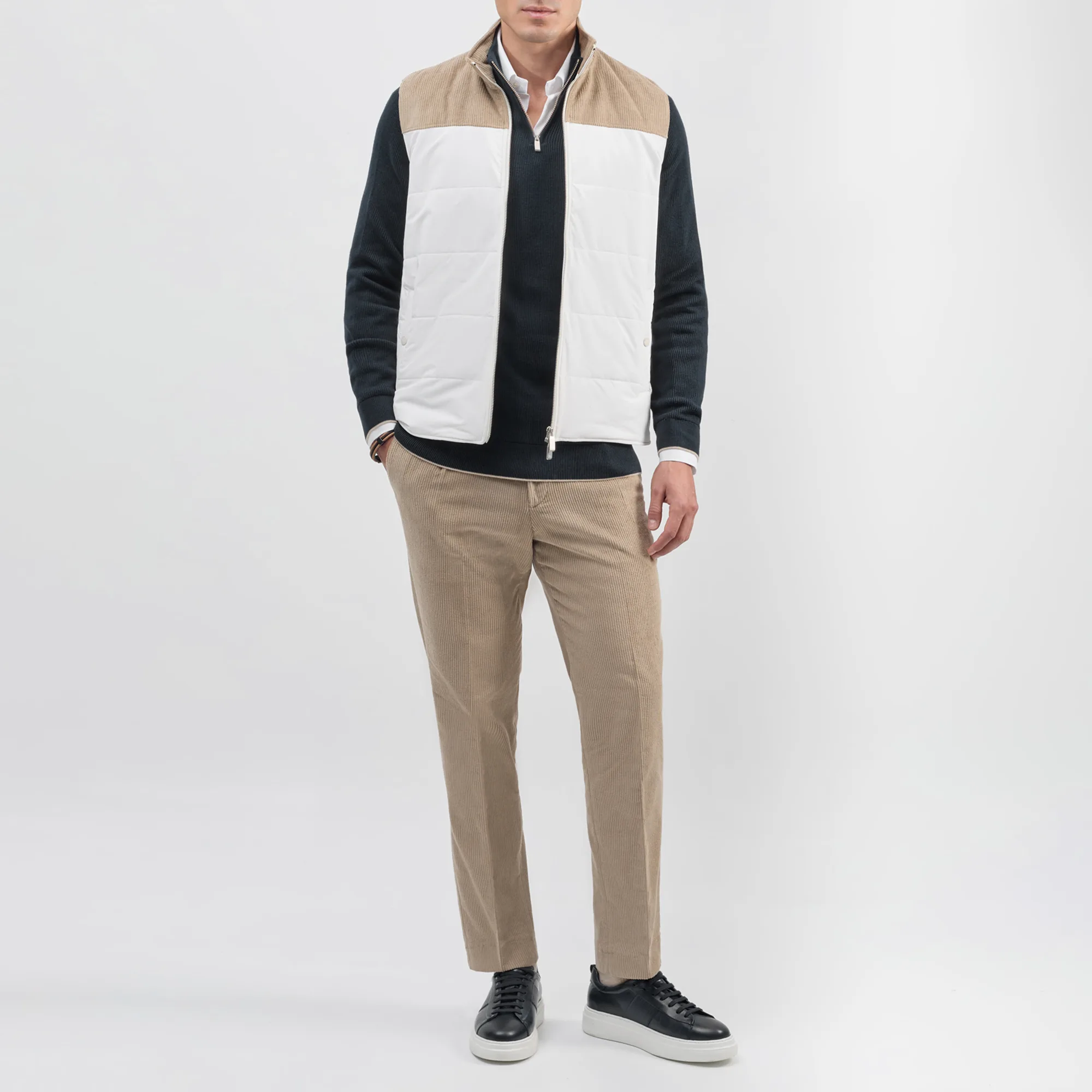 پافر مردانه کروم مدل دو تکه 2520702