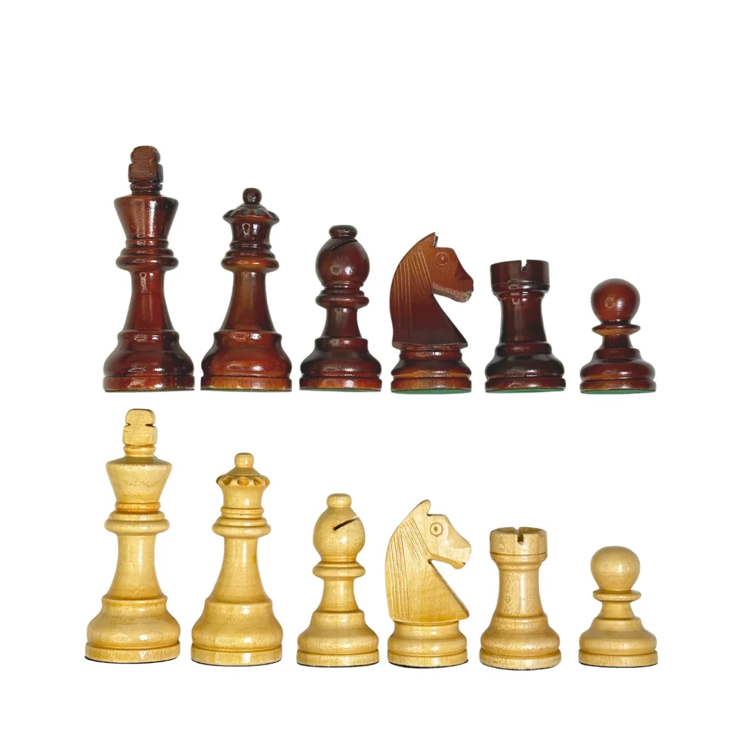 مهره شطرنج مدل مدرن فدراسیونی بسته 34 عددی
