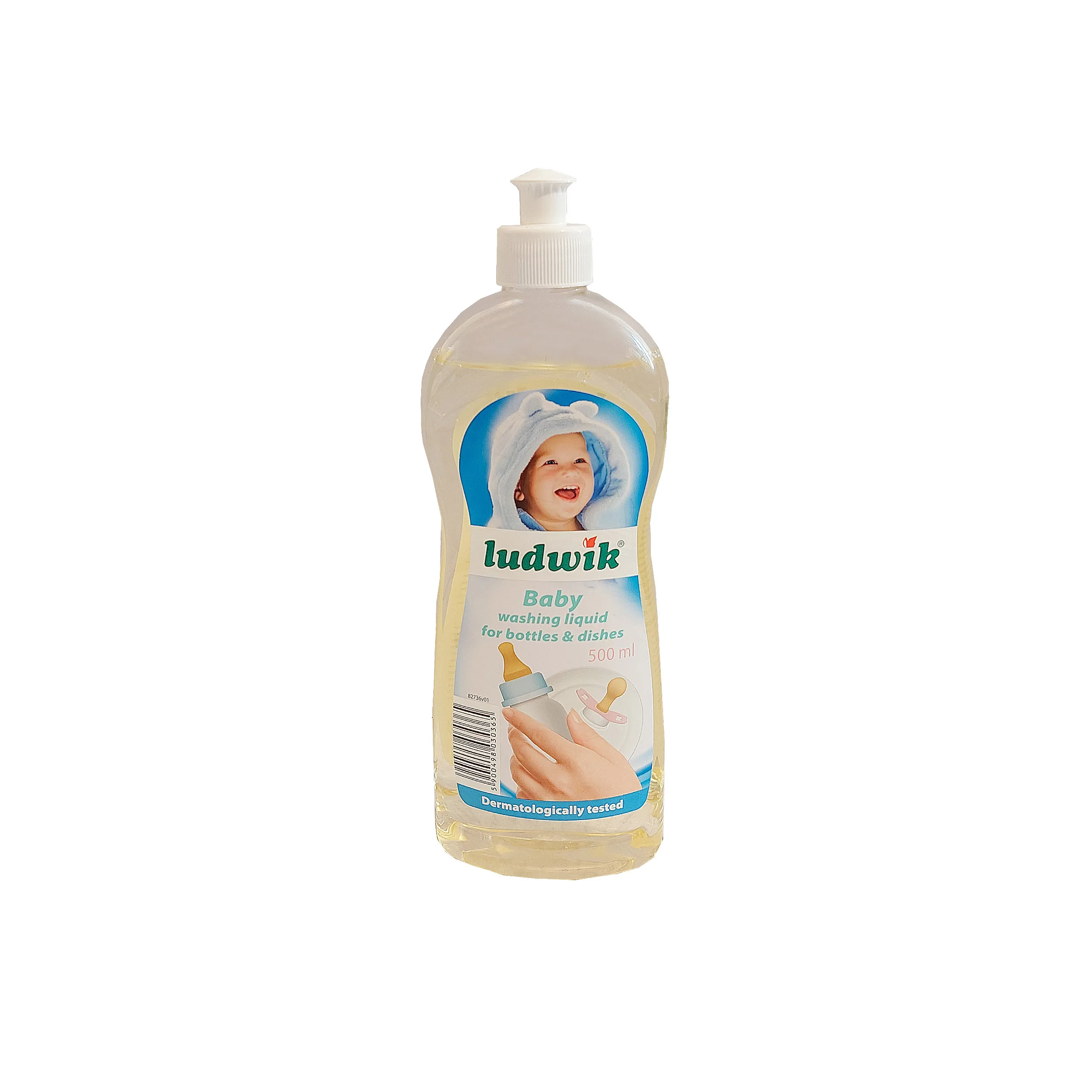 مایع شوینده شیشه شیر و ظروف کودک لودویک مدل Pa0365.1 حجم 500 میلی لیتر