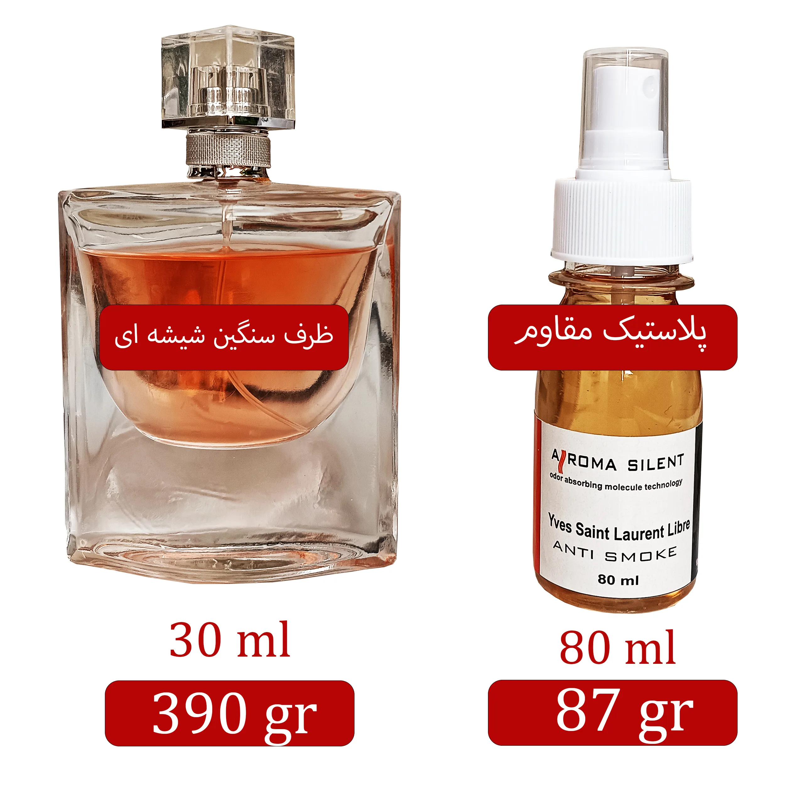 اسپری بوگیر سیگار آروما سایلنت مدل لیبره زنانه حجم 80 میلی لیتر