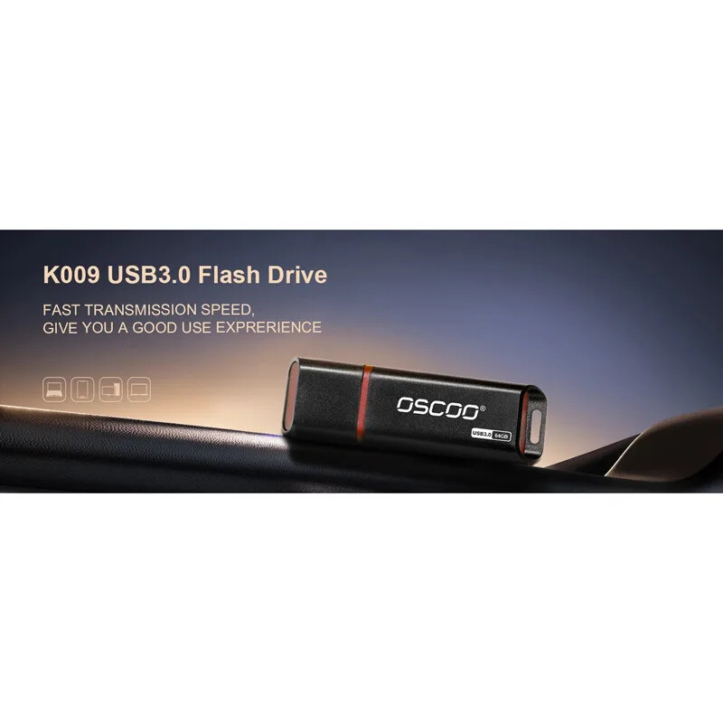 فلش مموری اوسکو مدل k009 ظرفیت 64 گیگابایت با رابط USB 3.0