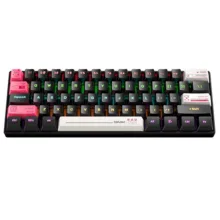 کیبورد گیمینگ اونیکوما مدل G55 RGB، مکانیکال سوییچ قهوه‌ای، Tenkeyless، نورپردازی RGB