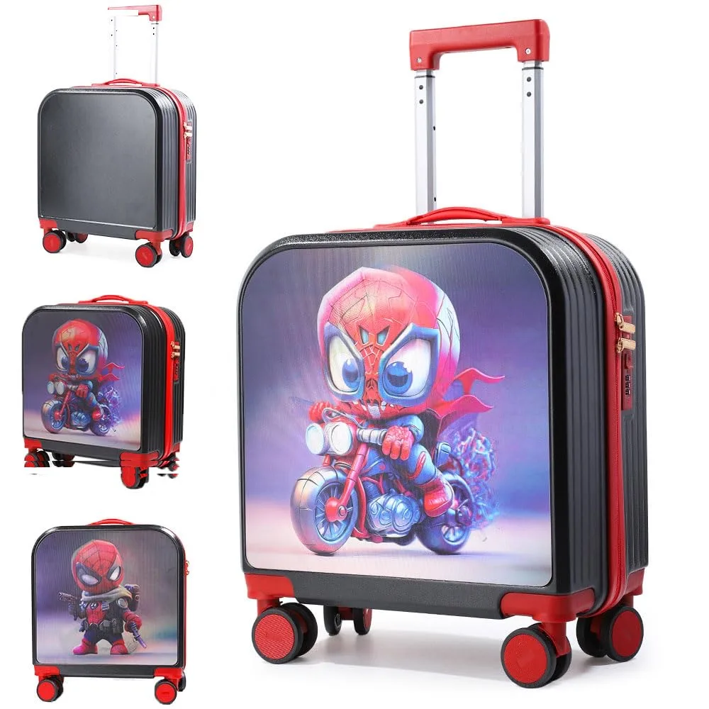 چمدان کودک مدل مرد عنکبوتی سه بعدی