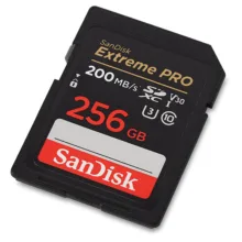 کارت حافظه SDXC سن دیسک مدل Extreme Pro V30 کلاس 10 استاندارد UHS-I U3 سرعت 200MB/s ظرفیت 256 گیگابایت