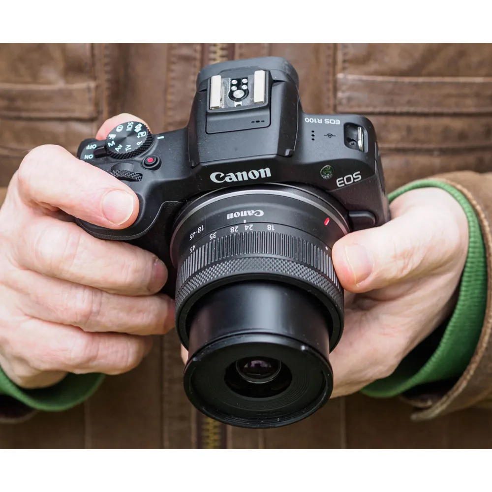 دوربین کانن کد EOS R100 Mirrorless with RF-S 18-45mm