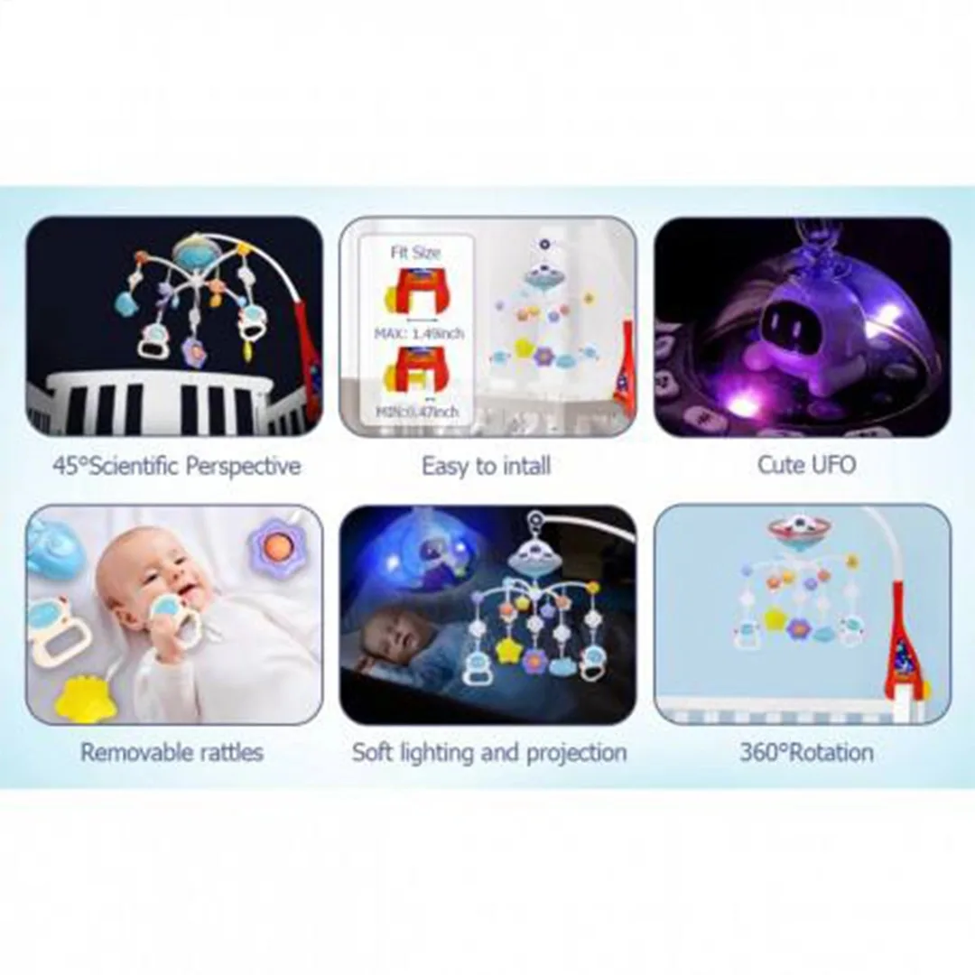 آویز تخت کودک هانگر مدل فضایی 0310