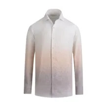 پیراهن آستین بلند یقه برگردان مردانه کروم مدل 2420101