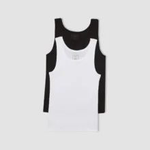 زیرپوش رکابی مردانه دفکتو مدل 056BK27 مجموعه 2 عددی