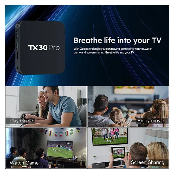 اندرویدباکس مدل TX30 PRO 1GB 8GB