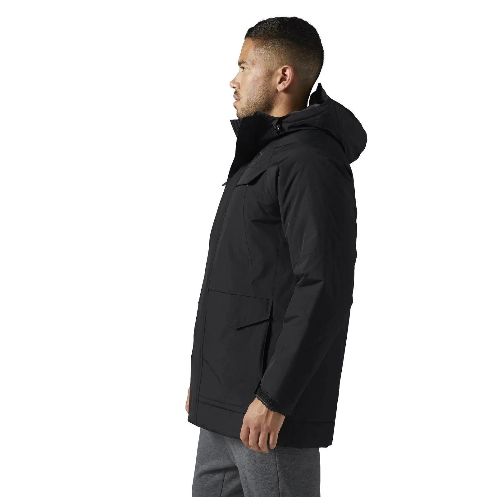 کاپشن بلند مردانه مدل RBK-PARKA-BQ2773