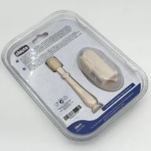 مسواک انگشتی و ماساژور لثه کودک چیکو مدل +0m مجموعه 2 عددی