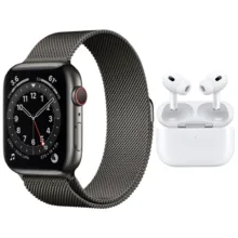 ساعت هوشمند 41 میلی متری ویسمی مدل X33 MINI با بند فلزی به همراه هدفون