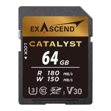 کارت حافظه SD اکساسند مدل Catalyst کلاس 10 استاندارد UHS-I U3 سرعت 180MBps ظرفیت 64 گیگابایت