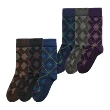 جوراب مردانه مدل لندن کد PH687.2 مجموعه 6 عددی