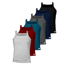 ست شورت و زیرپوش مردانه پنبینه مدل نخ پنبه خالص صادراتی مجموعه 6 عددی