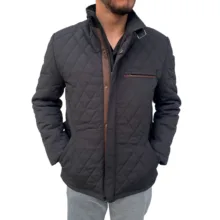 کاپشن مردانه مدل لوزی دوزی