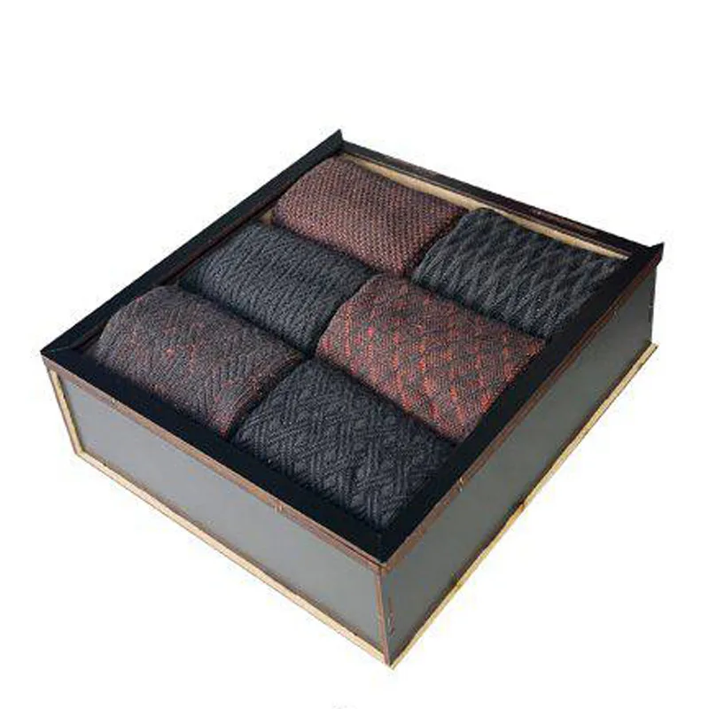 جوراب ساق بلند مردانه ال سون مدل ژاکارد کد PH1076 مجموعه 6 عددی