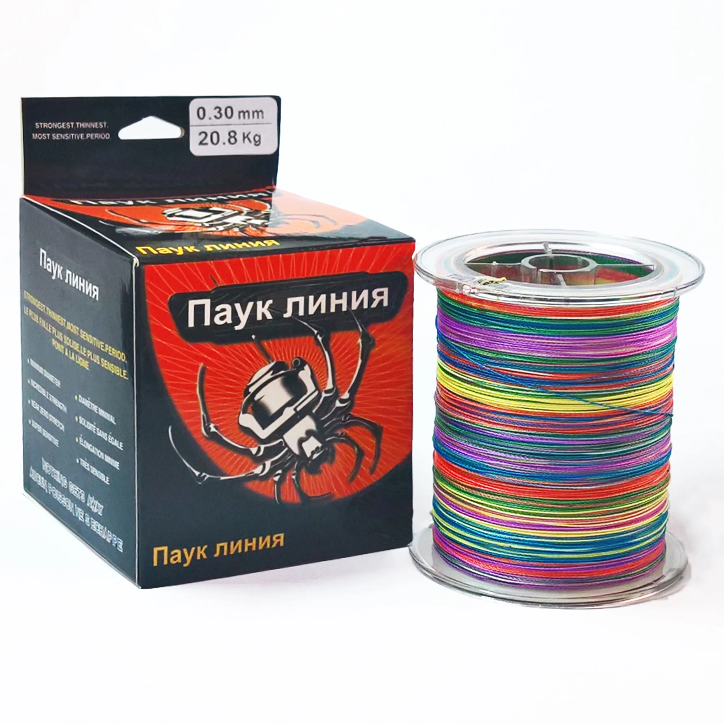 نخ ماهیگیری پینک پانیا مدل BRAID-7col-300 سایز 0.30 میلی متر