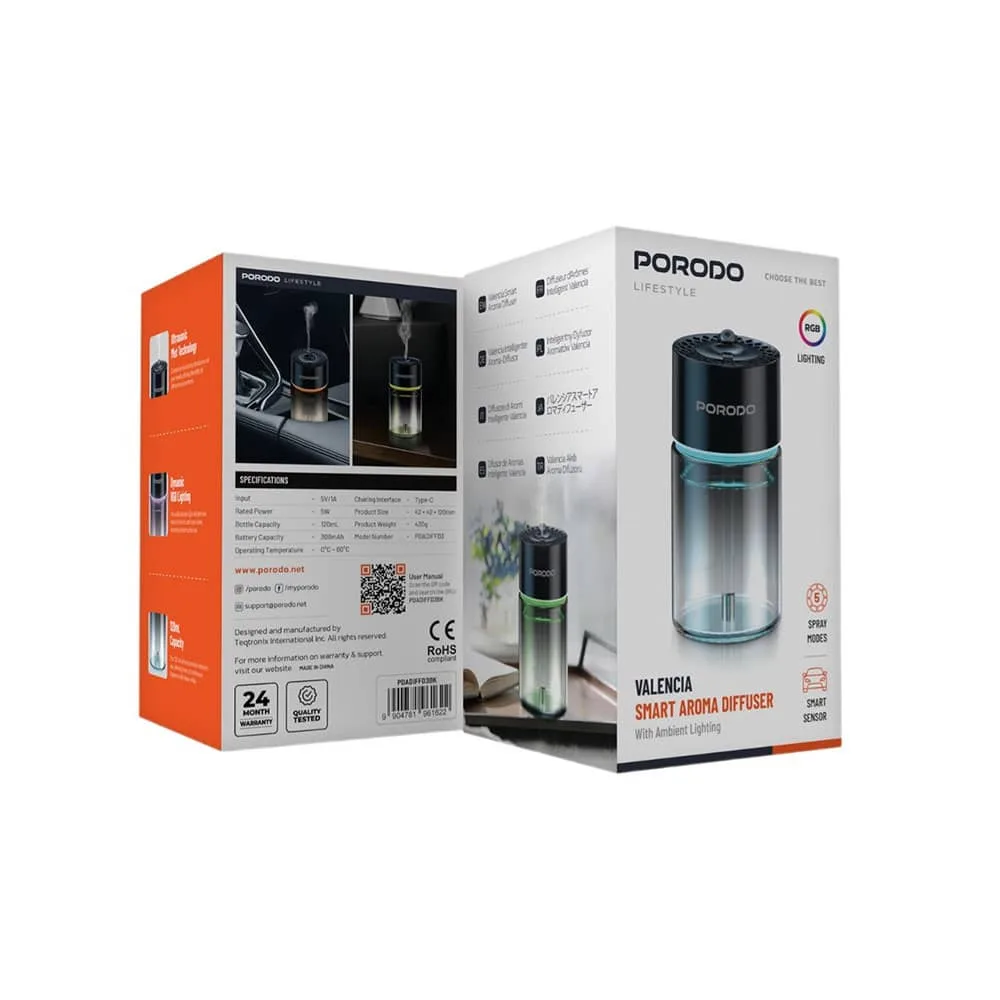 خوشبوکننده خودرو پرودو مدل PDADIFFD3BK با رایحه Ocean حجم 120 میلیلیتر